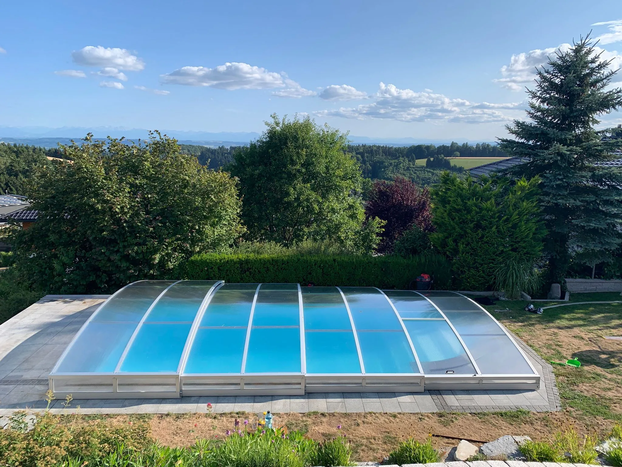 Poolüberdachung Reperatur 3